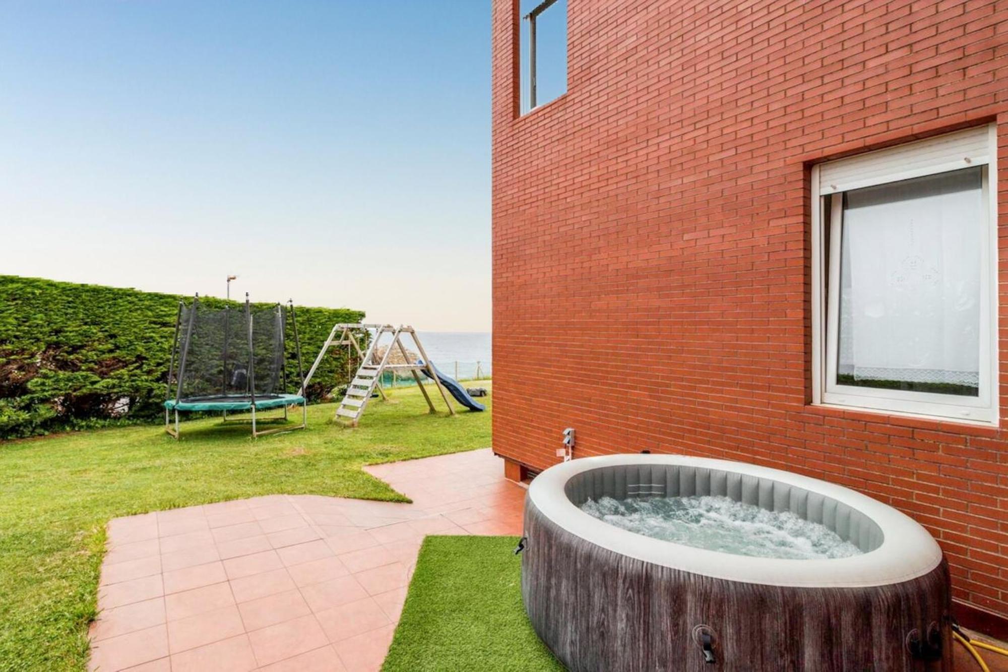 Spacious House With Sea View In Liencres + Jacuzzi Exterior foto